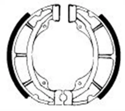 Тормозные колодки барабанные передние/задние Ferodo FSB729 для мотоциклов