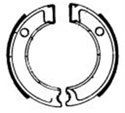 Тормозные колодки барабанные передние/задние Ferodo FSB730 для мотоциклов