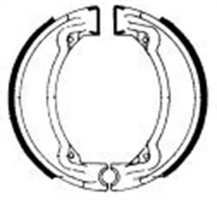 Тормозные колодки барабанные передние/задние Ferodo FSB732 для мотоциклов