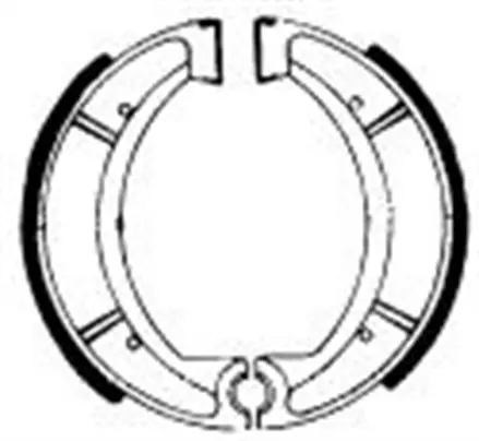 Тормозные колодки барабанные передние/задние Ferodo FSB734 для мотоциклов