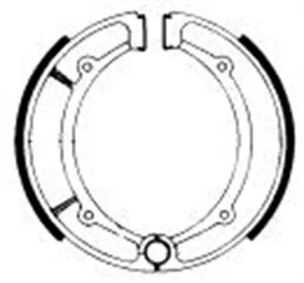 Тормозные колодки барабанные задние Ferodo FSB736 для мотоциклов