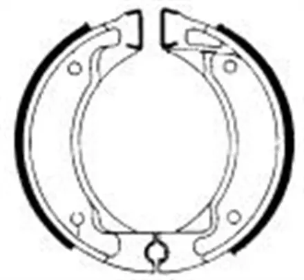 Тормозные колодки барабанные передние/задние Ferodo FSB738 для мотоциклов