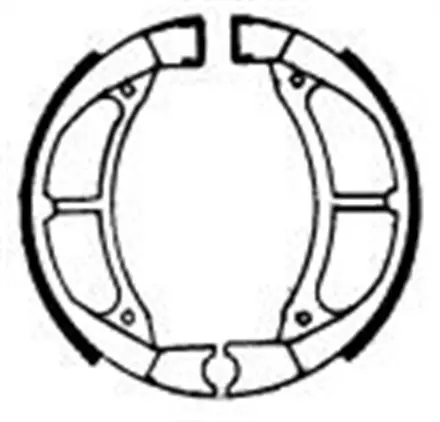 Тормозные колодки барабанные передние/задние Ferodo FSB739 для мотоциклов