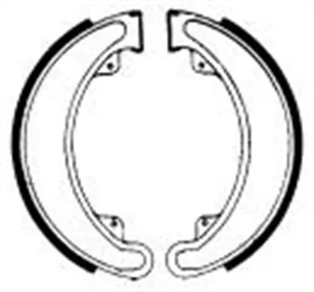 Тормозные колодки барабанные задние Ferodo FSB742 для мотоциклов