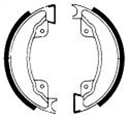 Тормозные колодки барабанные передние Ferodo FSB751 для мотоциклов