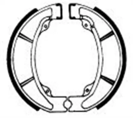 Тормозные колодки барабанные задние Ferodo FSB757 для мотоциклов