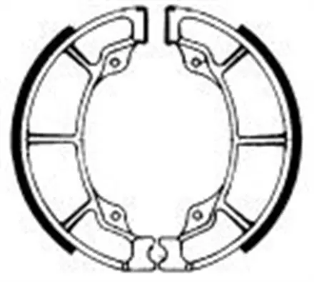 Тормозные колодки барабанные передние/задние Ferodo FSB760 для мотоциклов