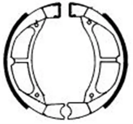 Тормозные колодки барабанные передние/задние Ferodo FSB764 для мотоциклов