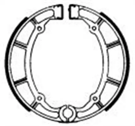 Тормозные колодки барабанные задние Ferodo FSB765 для мотоциклов