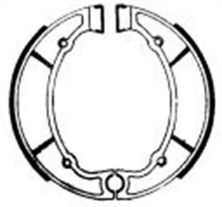 Тормозные колодки барабанные передние/задние Ferodo FSB769 для мотоциклов