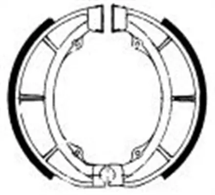 Тормозные колодки барабанные передние/задние Ferodo FSB775 для мотоциклов