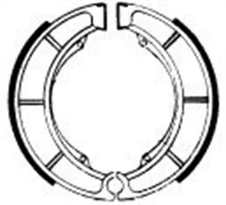 Тормозные колодки барабанные задние Ferodo FSB782 для мотоциклов