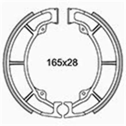 Тормозные колодки барабанные задние Ferodo FSB789 для мотоциклов