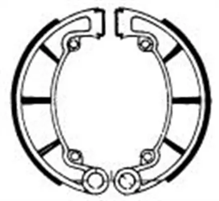 Тормозные колодки барабанные задние Ferodo FSB794 для мотоциклов