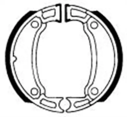 Тормозные колодки барабанные задние Ferodo FSB862 для мотоциклов