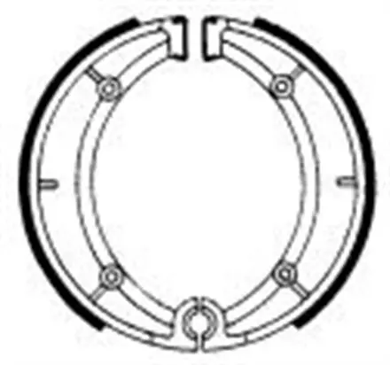 Тормозные колодки барабанные задние Ferodo FSB876 для мотоциклов