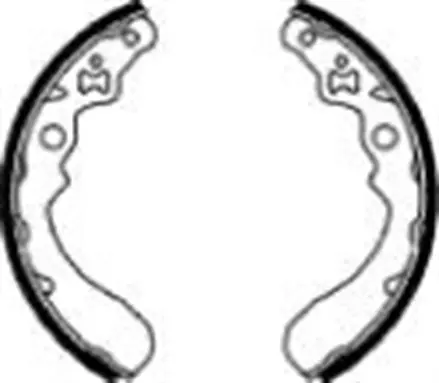 Тормозные колодки барабанные передние Ferodo FSB934 для мотоциклов
