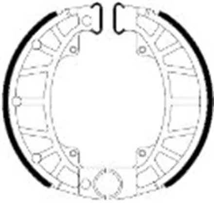 Тормозные колодки барабанные передние/задние Ferodo FSB938 для мотоциклов