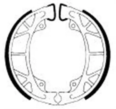 Тормозные колодки барабанные задние Ferodo FSB941 для мотоциклов