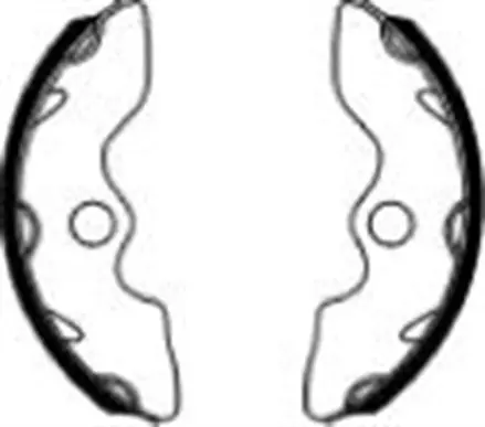 Тормозные колодки барабанные передние/задние Ferodo FSB945 для мотоциклов