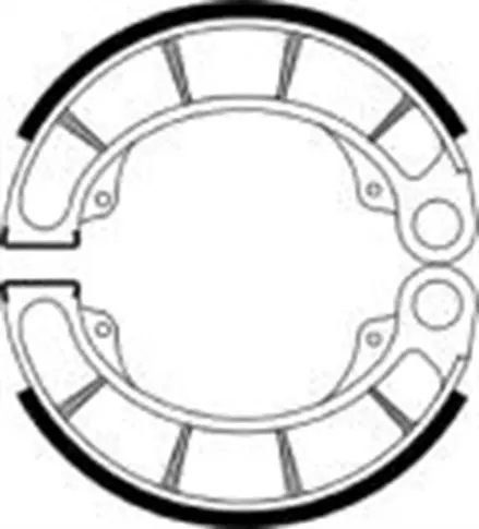 Тормозные колодки барабанные задние Ferodo FSB946 для мотоциклов