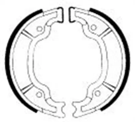 Тормозные колодки барабанные передние/задние Ferodo FSB947 для мотоциклов