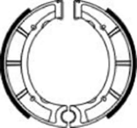 Тормозные колодки барабанные передние/задние Ferodo FSB948 для мотоциклов