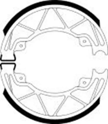 Тормозные колодки барабанные задние Ferodo FSB954 для мотоциклов