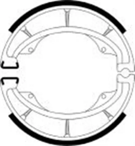Тормозные колодки барабанные задние Ferodo FSB957 для мотоциклов