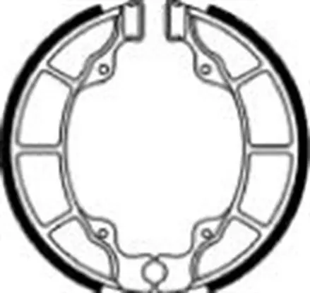 Тормозные колодки барабанные задние Ferodo FSB966 для мотоциклов