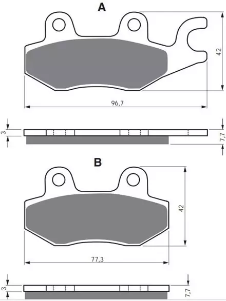 Тормозные колодки GoldFren 009 K5-LX