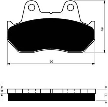 Тормозные колодки GoldFren 012 AD
