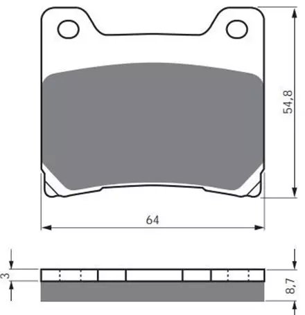 Тормозные колодки GoldFren 015 AD