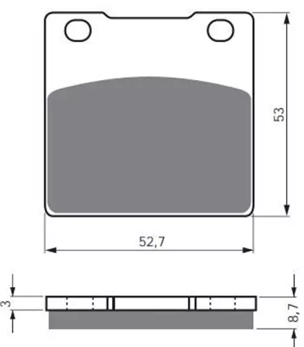 Тормозные колодки GoldFren 016 S33