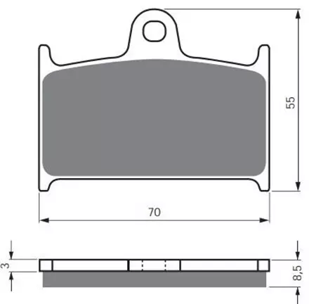 Тормозные колодки GoldFren 017 S3