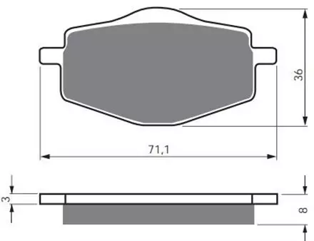 Тормозные колодки GoldFren 018 K5