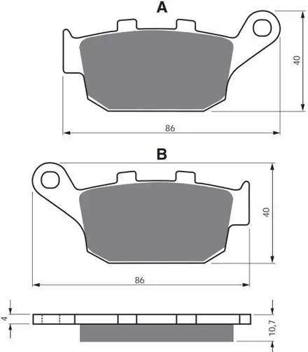 Тормозные колодки GoldFren 020 S3