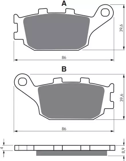 Тормозные колодки GoldFren 021 AD