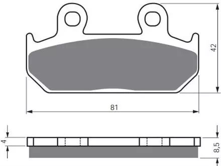 Тормозные колодки GoldFren 025 S3