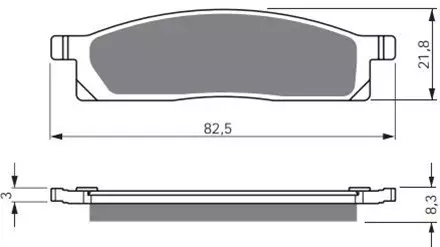 Тормозные колодки GoldFren 034 K5