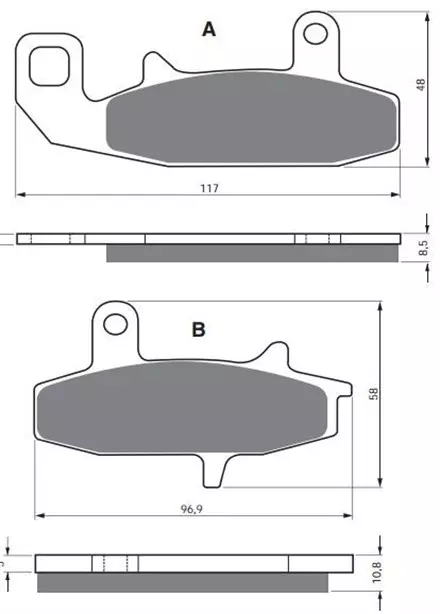 Тормозные колодки GoldFren 036 S3