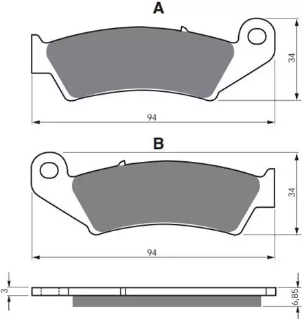 Тормозные колодки GoldFren 041 K5