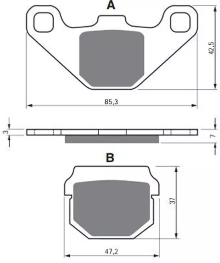 Тормозные колодки GoldFren 047 AD