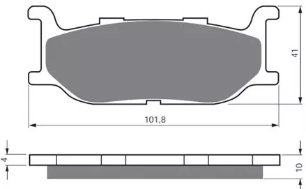 Тормозные колодки GoldFren 048 S3