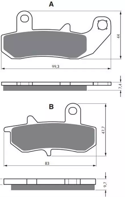 Тормозные колодки GoldFren 065 S3