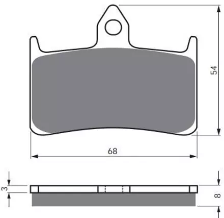 Тормозные колодки GoldFren 069 S3