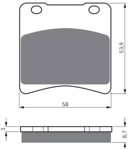 Тормозные колодки GoldFren 085 S3