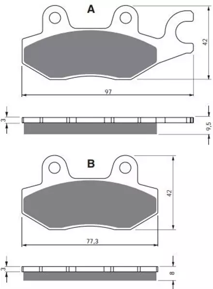 Тормозные колодки GoldFren 088 S33