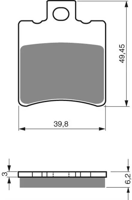 Тормозные колодки GoldFren 098 S3