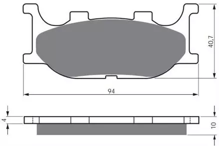 Тормозные колодки GoldFren 099 AD